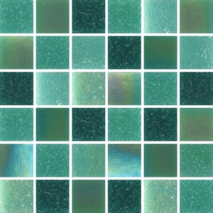 Green Mix Glass Pool Mosaic Dm