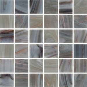 Grey Mix Pearl Style Glass Pool Mosaic Dm