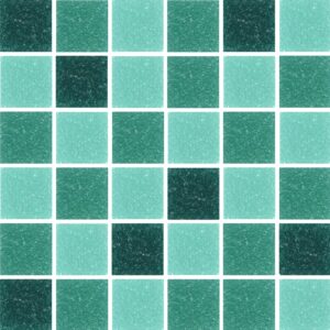 Green Mix Glass Pool Mosaic Dm