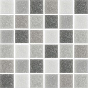 Grey Mix Glass Mosaic Dm