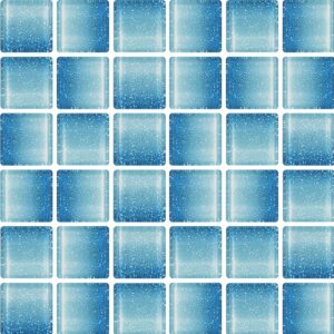 Mid Blue Glass Mosaic Dm