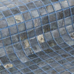 Dolerite Blue Stone Look Glass Mosaic Dm