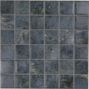 Dolerite Blue Stone Look Glass Mosaic Dm