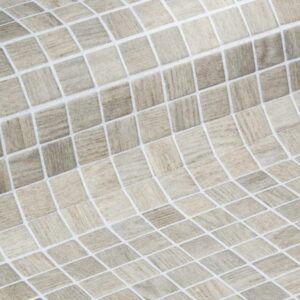 Oak Wood Look Glass Mosaic Dm