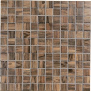 Oak Wood Look Glass Mosaic Dm