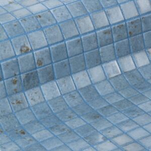 Ash Grey Stone Look Glass Mosaic Dm