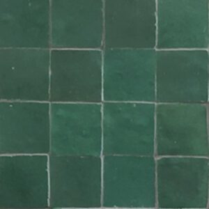 Dark Green Gloss Zellige Mosaic