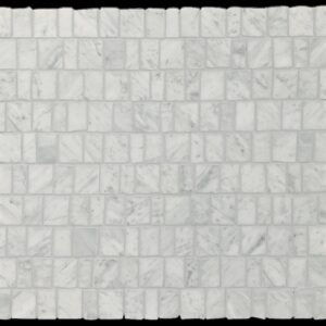 Carrara C Honed Honed Marble Artisan Cut Mosaic