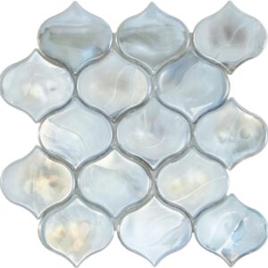 Blue Multi Gloss Lampshade Glass Mosaic