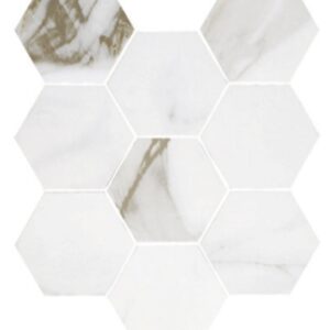 Calacutta Oro Polished Hexagon Mosaic