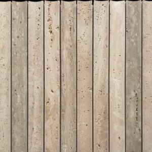 Travertine Classico Concave Kit Kat Honed Marble Mosaic