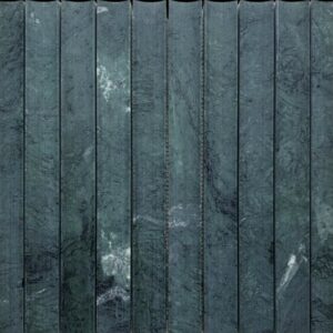 Taj Green Concave Kit Kat Honed Marble Mosaic
