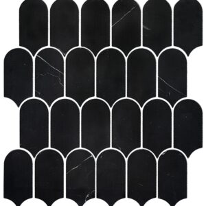 Nero Marquina Honed Feather Geolux