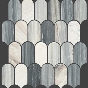 Blue Sandstone Honed Marble Feather Geolux