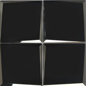 Black Glass Star Mosaic