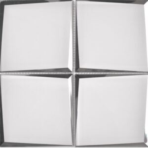 White Glass Star Mosaic