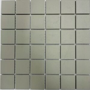Light Grey Square 48mm Vitrified Mosaic