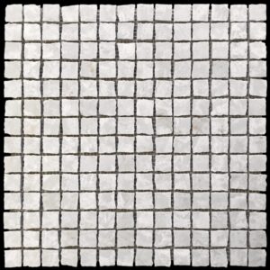 Botticino Honed Marble Artisan Cut Mosaic