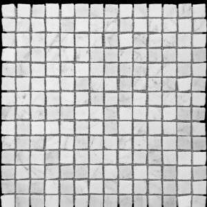 Carrara C Honed Marble Artisan Cut Mosaic