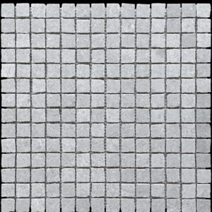 Cinder Grey Honed Marble Artisan Cut Mosaic