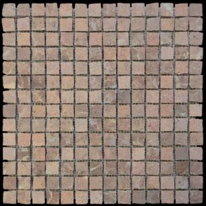 Rosa Murcia Honed Marble Artisan Cut Mosaic