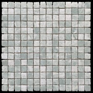 Verde Green Cristallo Honed Marble Artisan Cut Mosaic
