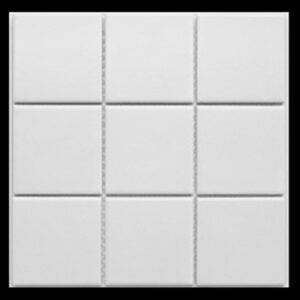 White Matt Mosaic