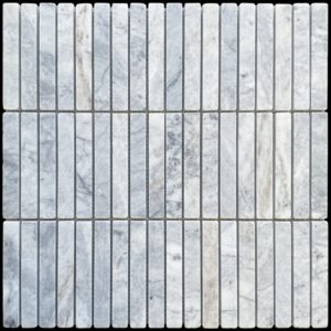 Bianco Oro Stack Bond Tumbled Marble Finger