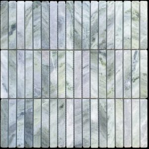 Amazonia Green Stack Bond Tumbled Marble Finger