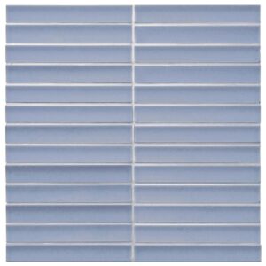 Light Blue Gloss Saggar Mosaic