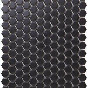 Black Matt Hexagon