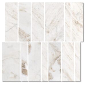 Raw Silk Brick Honed Marble Mosaic