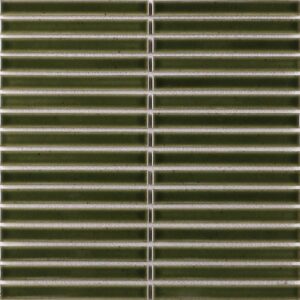 Olive Green Gloss Finger Mosaic