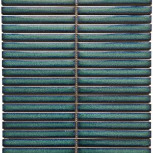 Green Vintage Gloss Long Finger Mosaic