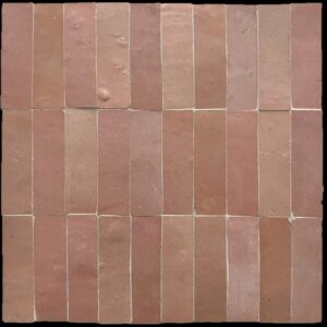 Dusty Pink Gloss Handmade Moroccan Bejmat Kitkat Style Mos