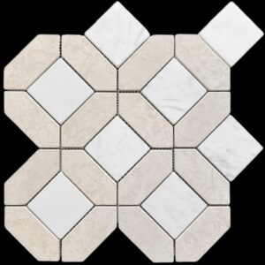 Creama Serena & Aristone Wh Tunis Xl Tumbled Marble