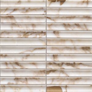 Calacatta Gold Concave Marble Mosaic