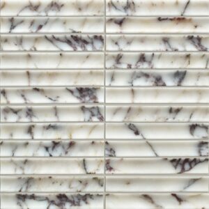 Calacatta Viola Concave Marble Mosaic
