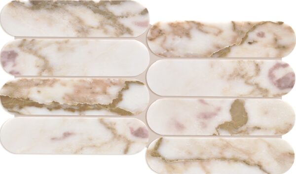 Calacatta Gold Honed Marble Mosaic