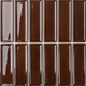 Dark Brown Gloss Mosaic