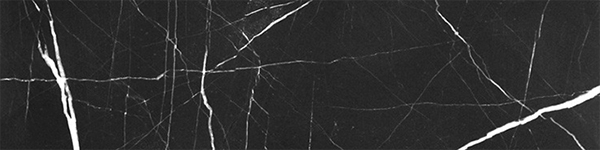 Nero Marquina Honed Subway Ornate