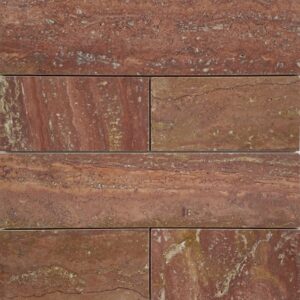 Rose-trav Subway Honed Marble