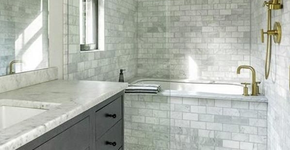 Ming Green Honed Subway Marble