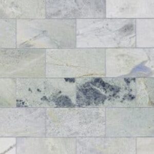 Peacock Green Honed Marble Subway