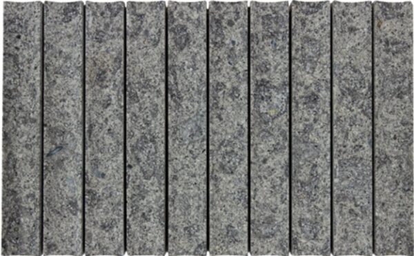 Carrara Honed Marble Concave Kitkat Mosaic