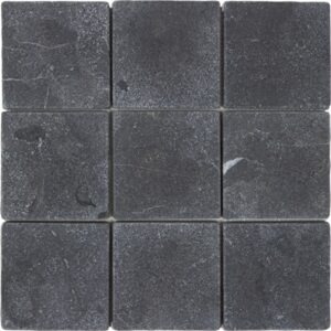 Charcoal Tumbled Marble Mosaic