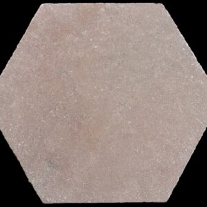 Rosa Murcia Hex Tumbled Marble Tile