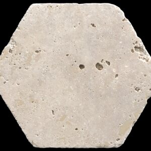 Travertine Classico Hex Tumbled Marble Tile