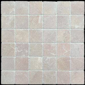 Rosado Pink Tumbled Marble Tile