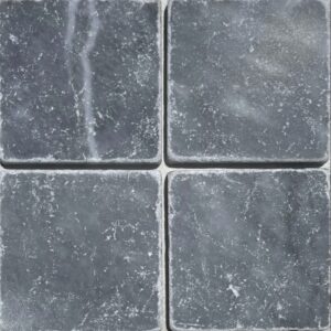 Azure Matt Tumbled Marble Tile